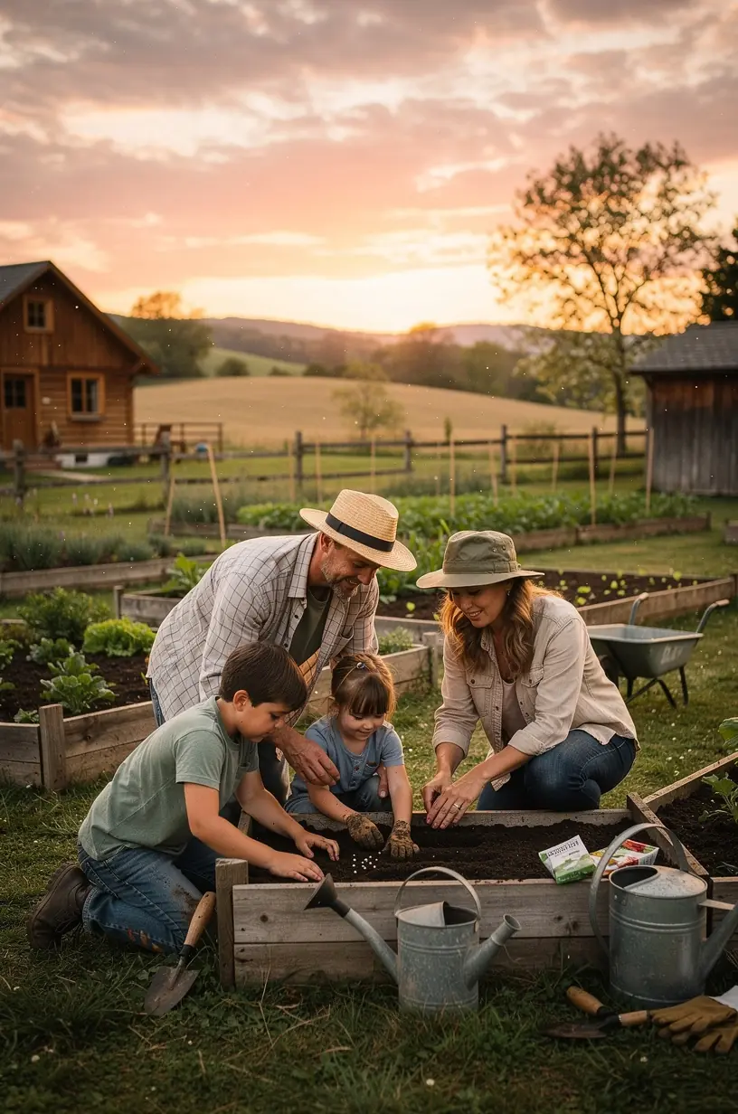 Seasonal gardening techniques for structured planting and care